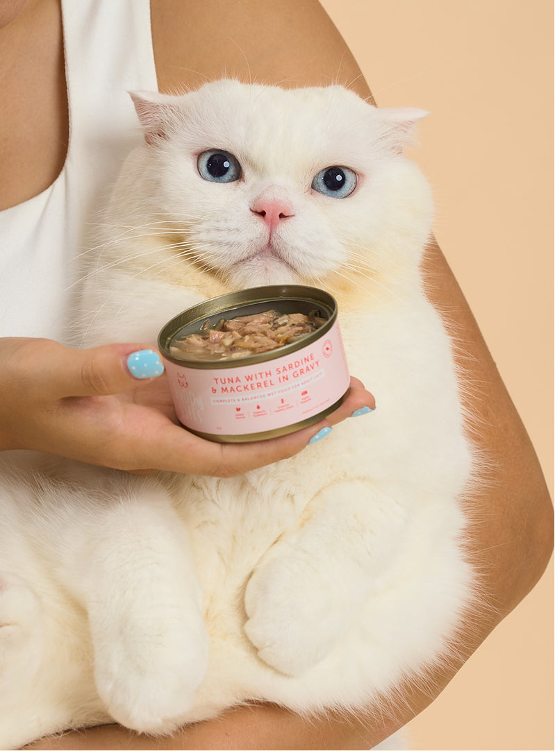 Cat Can - Tuna with Sardine and Mackerel in Gravy 85g