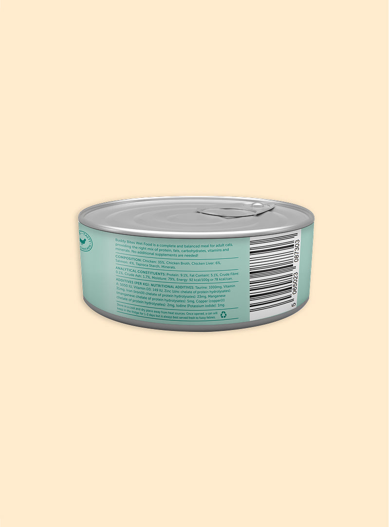 Cat Can - Chicken with Salmon Pate 85g