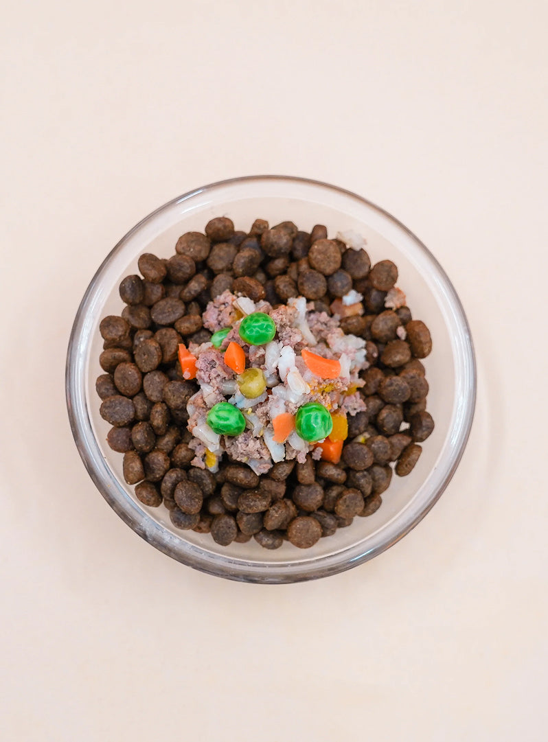 Fresh Dog Food Toppers (Chicken & Vegetables)