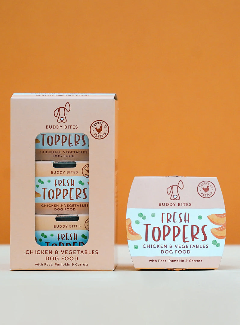 Fresh Dog Food Toppers (Chicken & Vegetables)