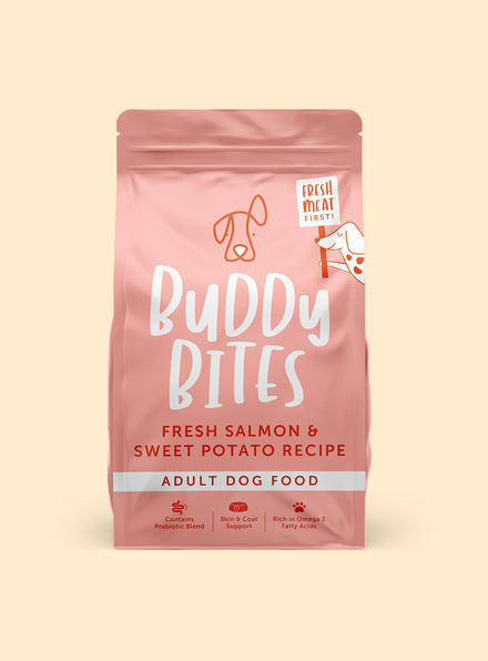 Buddy Bites Adult Salmon Dry Dog Food