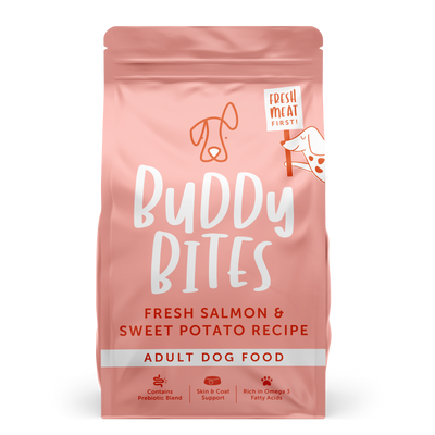 Buddy Bites Adult Salmon Dry Dog Food