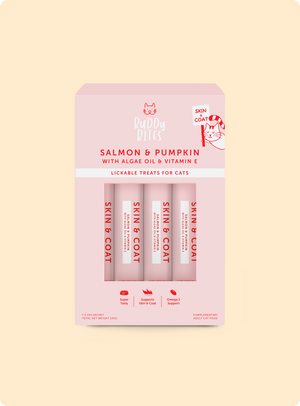 Cat Lickable Treats - Skin & Coat - Salmon with Pumpkin 15gx7